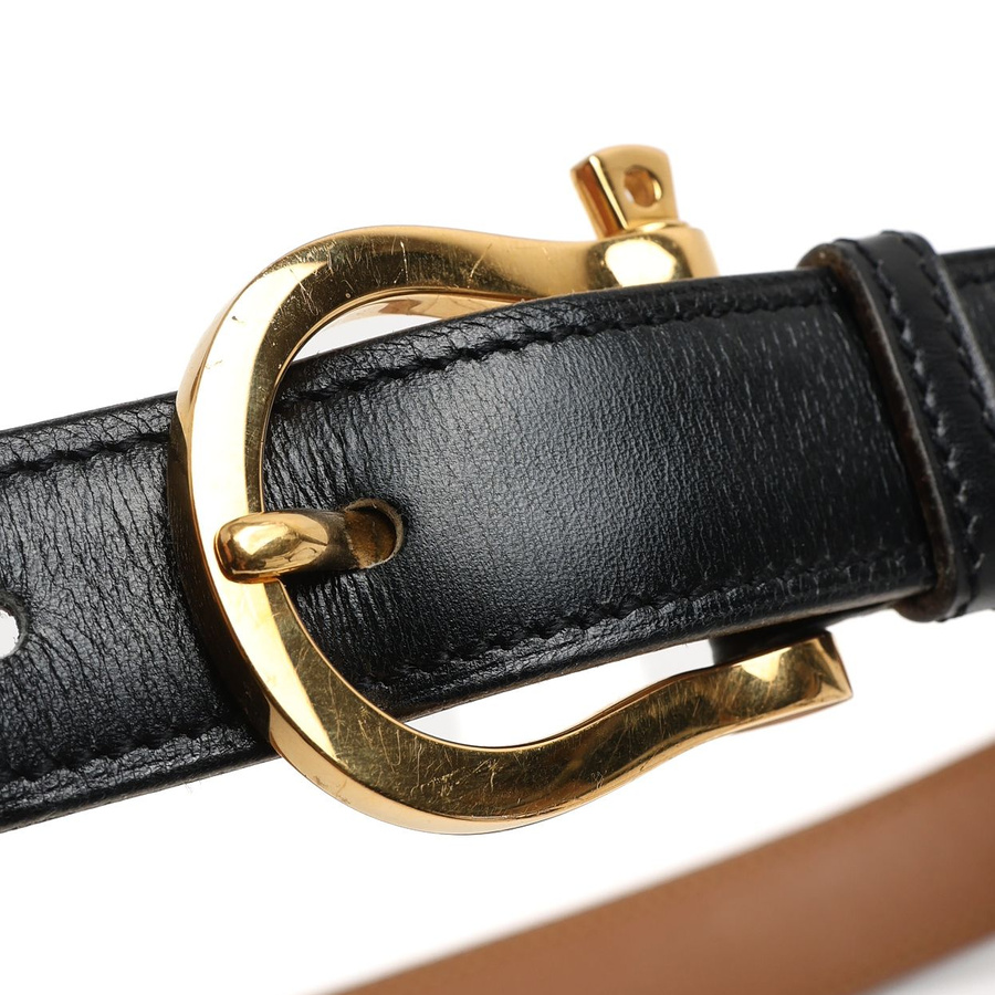 Hermès Horseshoe Belt, Size 75