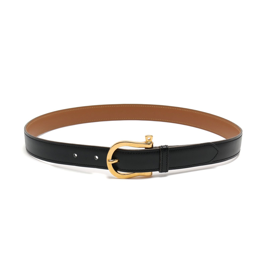 Hermès Horseshoe Belt, Size 75
