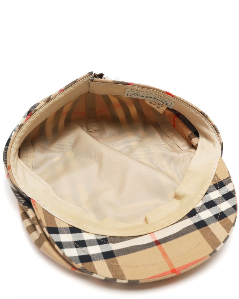 Burberry Nova Check Newsboy Hat