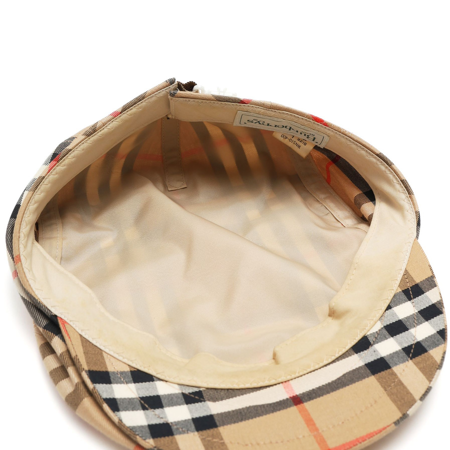 Burberry Nova Check Newsboy Hat