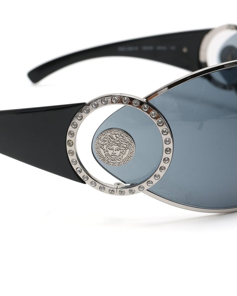 VERSACE Medusa 2064-B Rhinestone Sunglasses