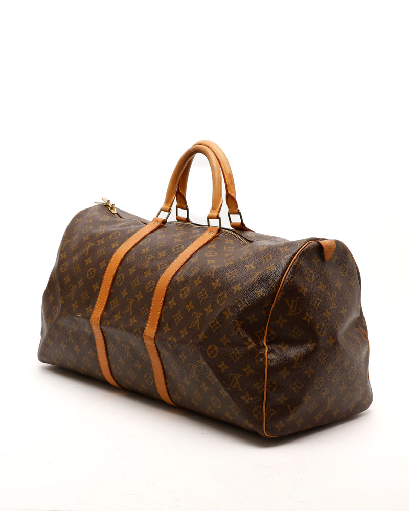 Louis Vuitton Monogram Keepall 55 Weekend Bag