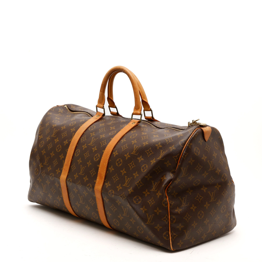 Louis Vuitton Monogram Keepall 55 Weekend Bag