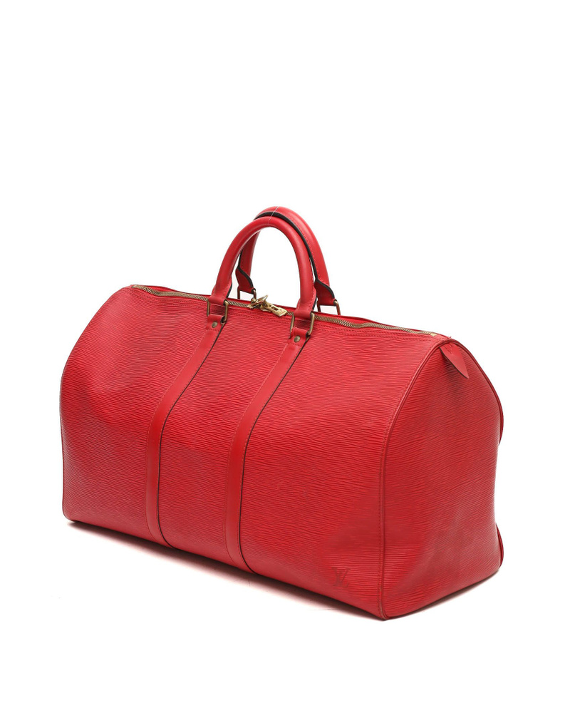Louis Vuitton Epi Keepall 50 Weekend Bag