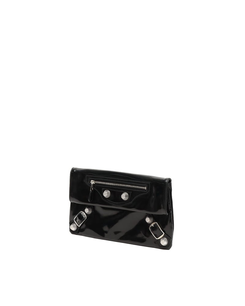 Balenciaga City Envelope Patent Clutch Bag