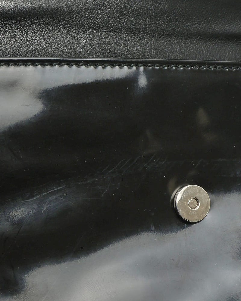 Balenciaga City Envelope Patent Clutch Bag
