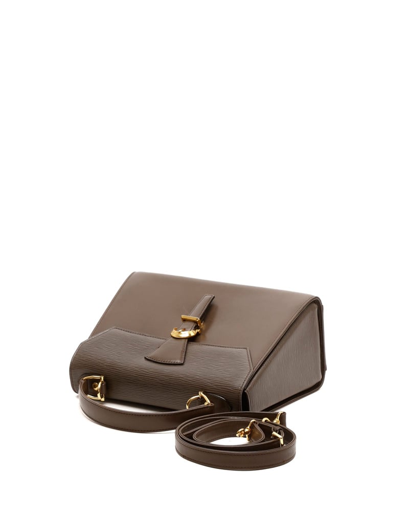 Valentino Taupe Top Handle Bag