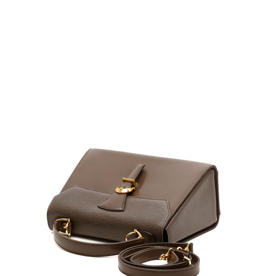 Valentino Taupe Top Handle Bag