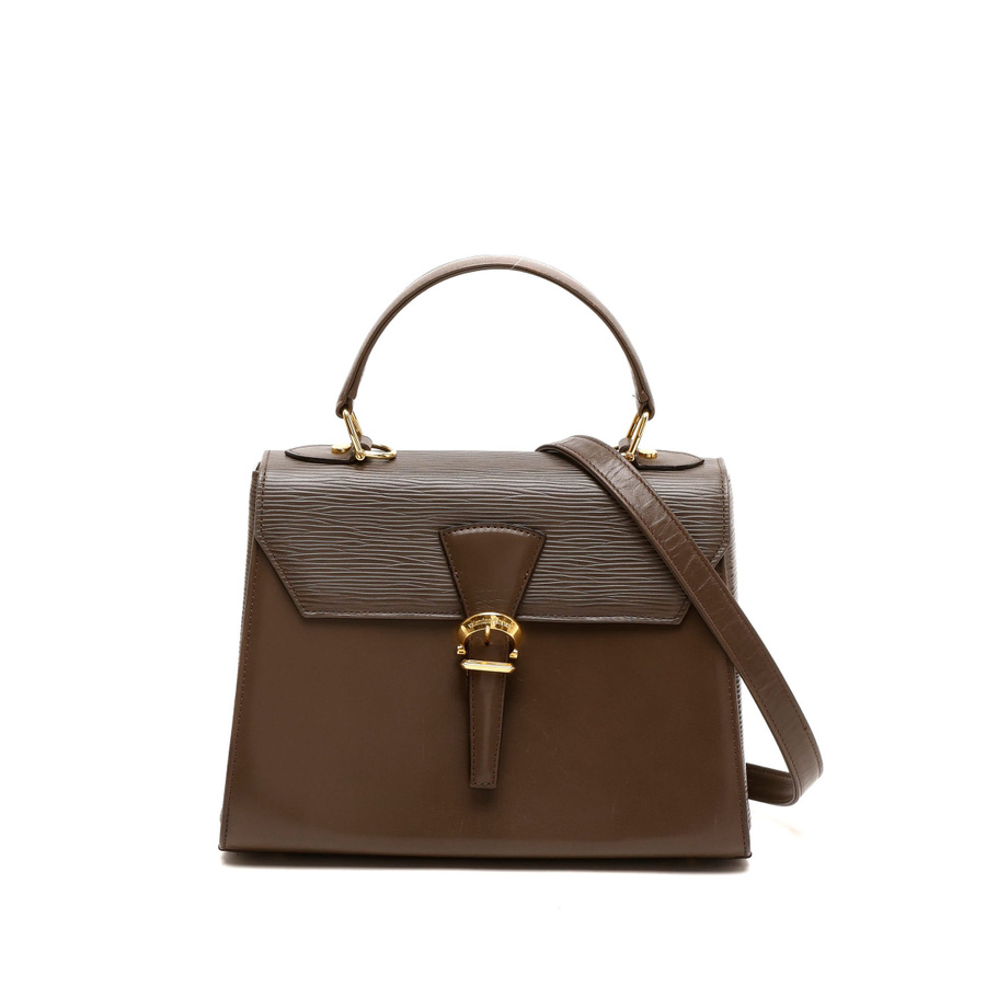 Valentino Taupe Top Handle Bag