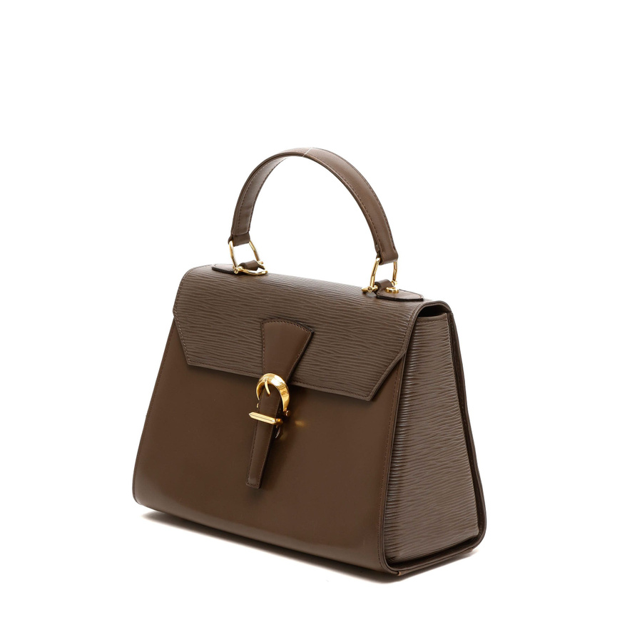 Valentino Taupe Top Handle Bag