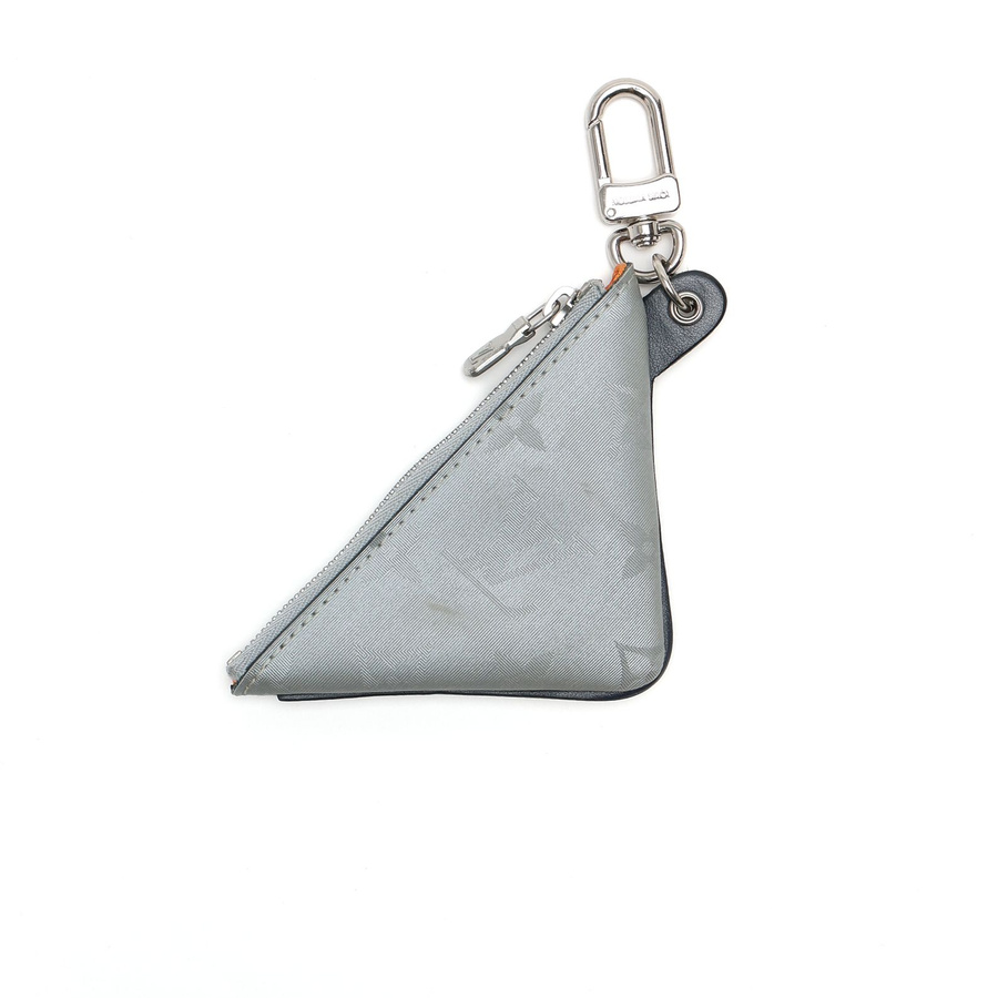 Louis Vuitton Monogram Titanium Triangle Coin Purse
