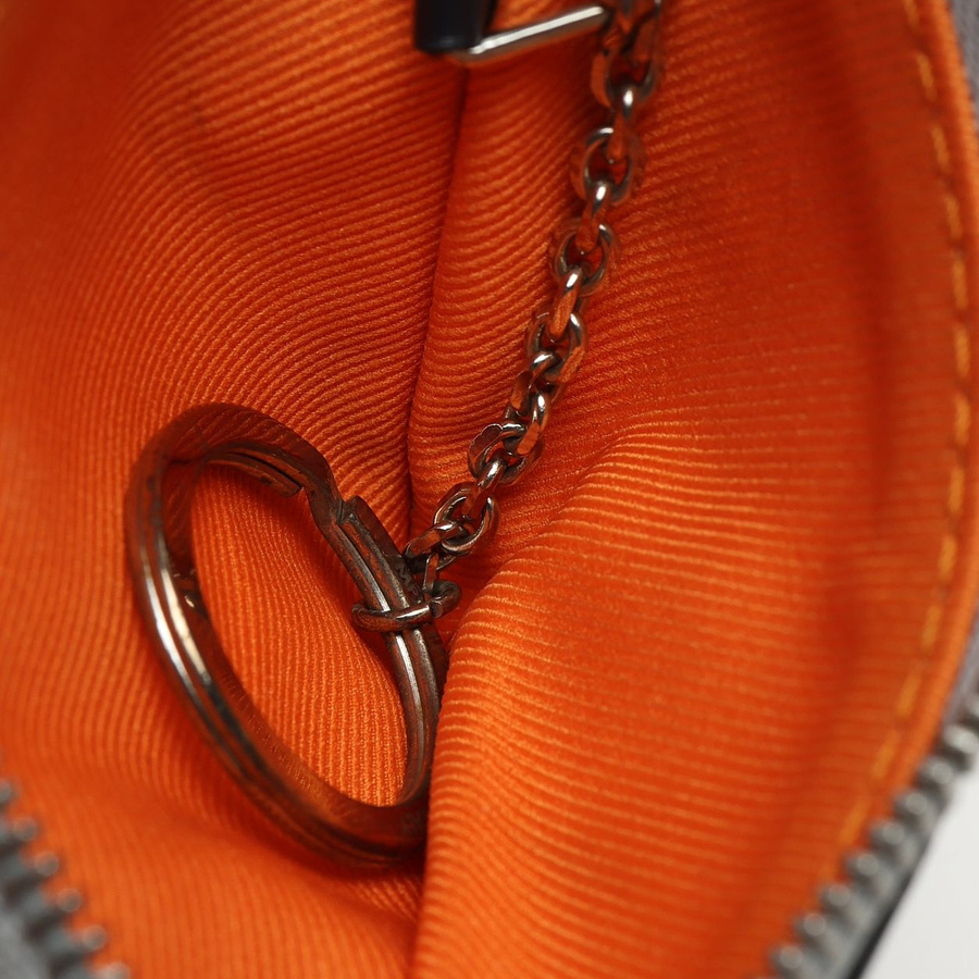 Louis Vuitton Monogram Titanium Triangle Coin Purse