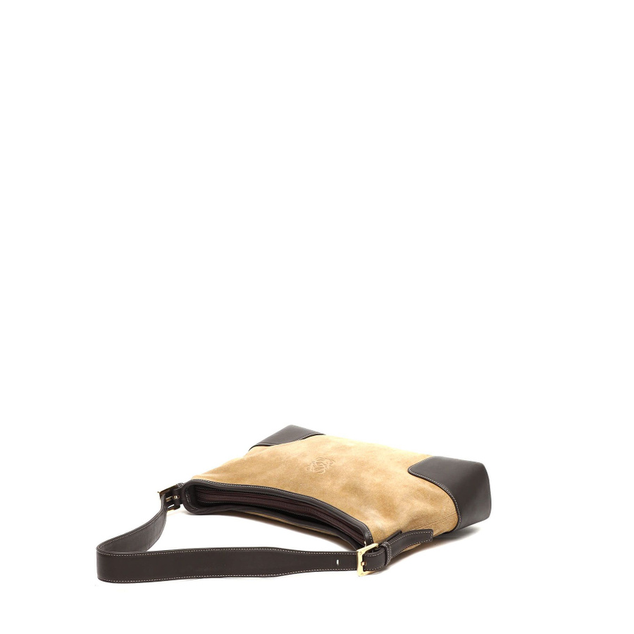 Loewe Suede Anagram Bag