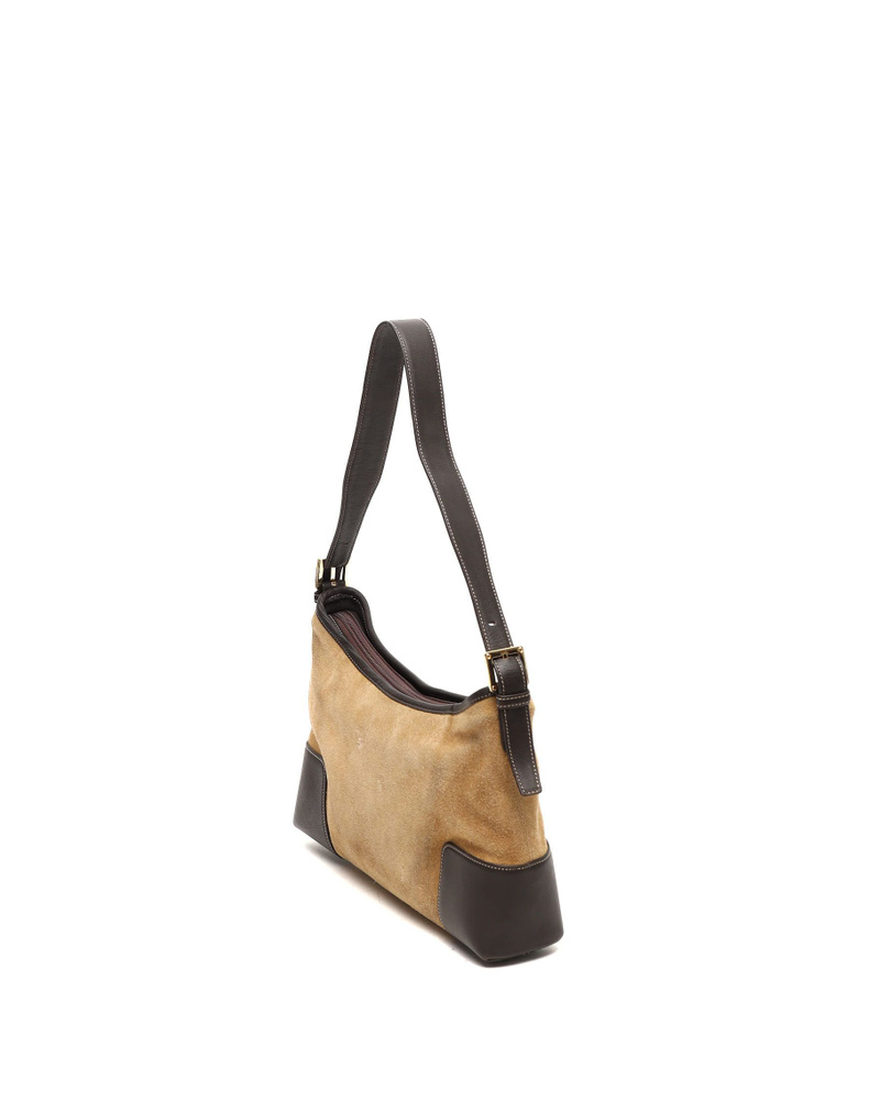 Loewe Suede Anagram Bag