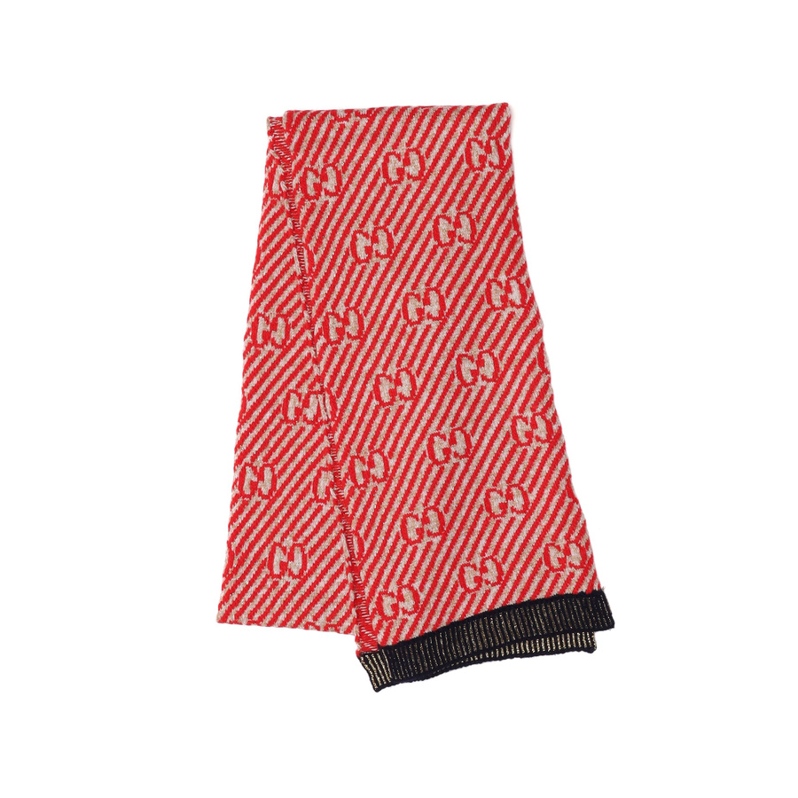 Gucci GG Glitter Wool Scarf