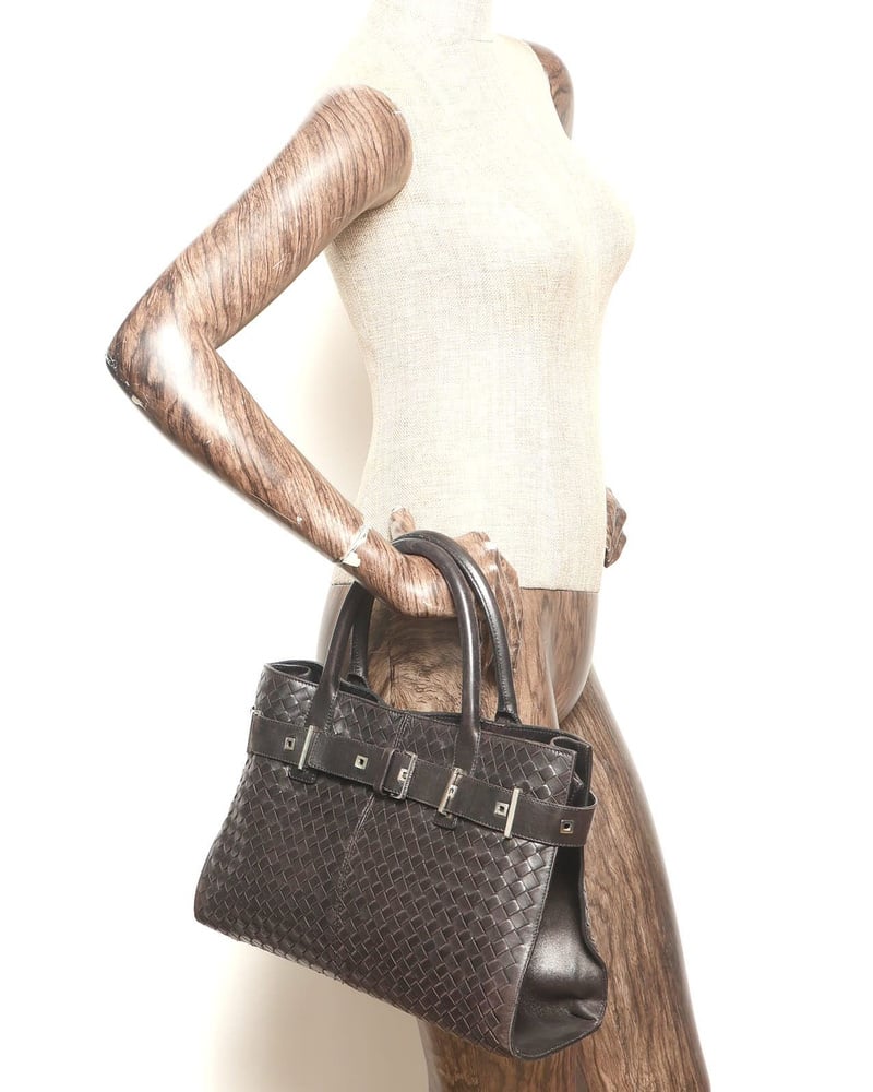 Bottega Veneta Intrecciato Belt Tote Bag