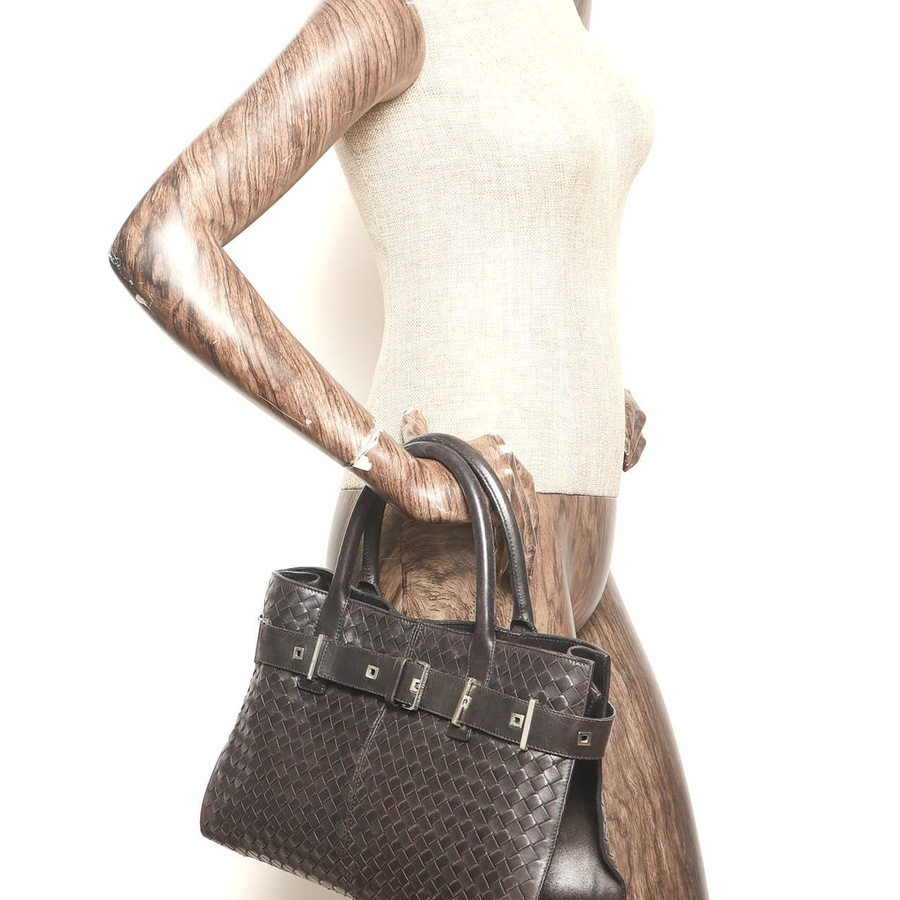 Bottega Veneta Intrecciato Belt Tote Bag