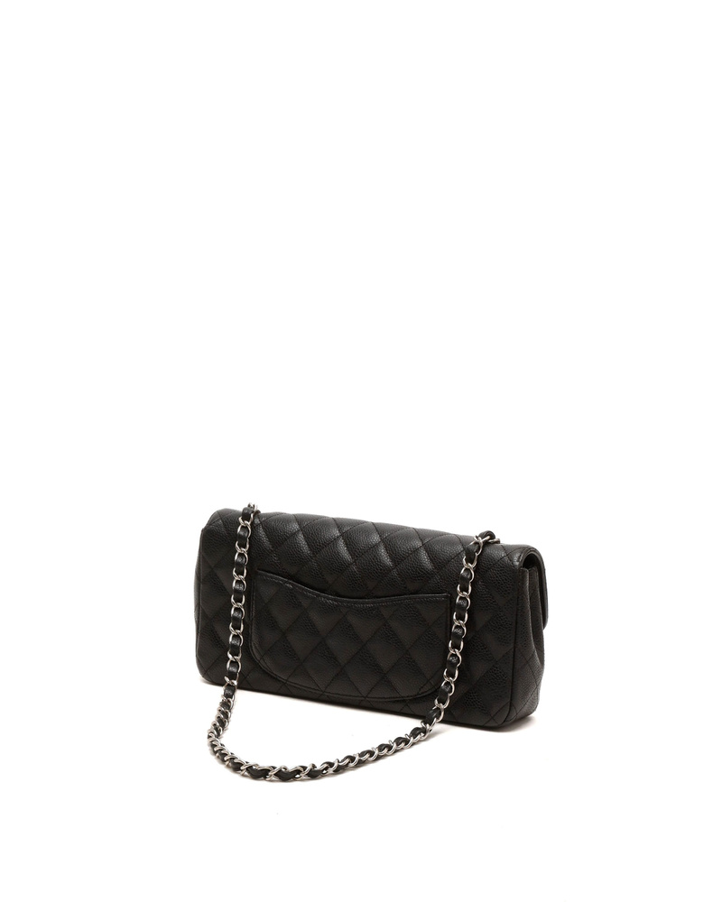 Chanel Caviar East West Flap Bag