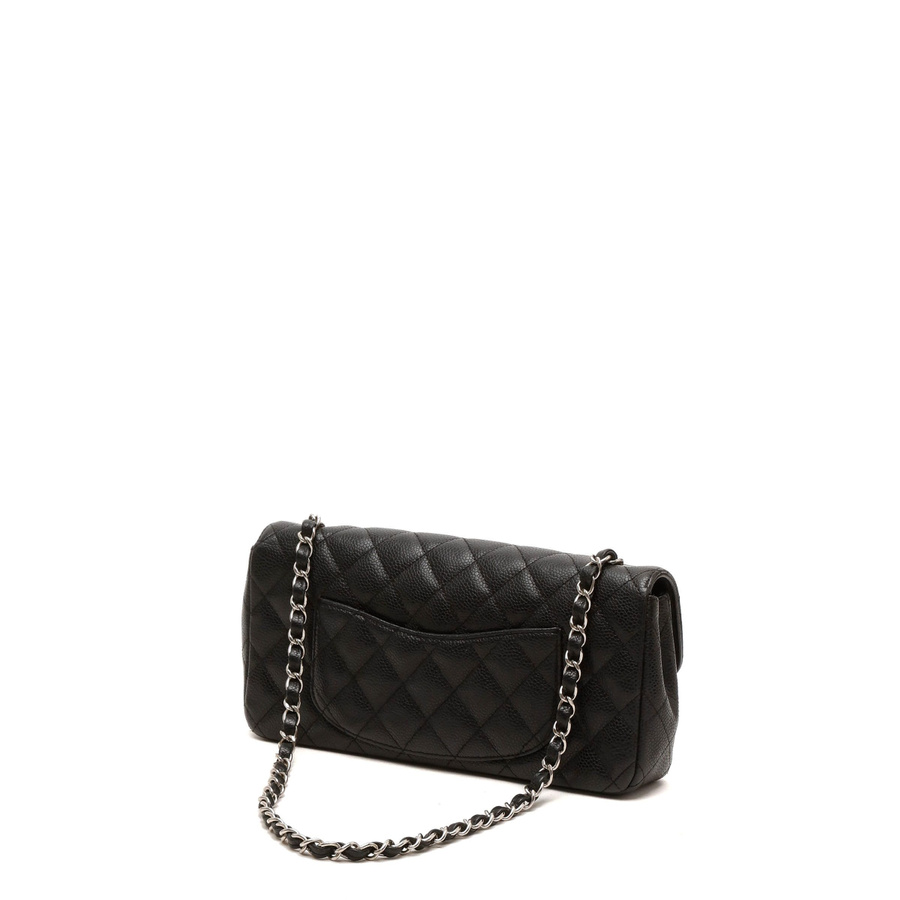 Chanel Caviar East West Flap Bag