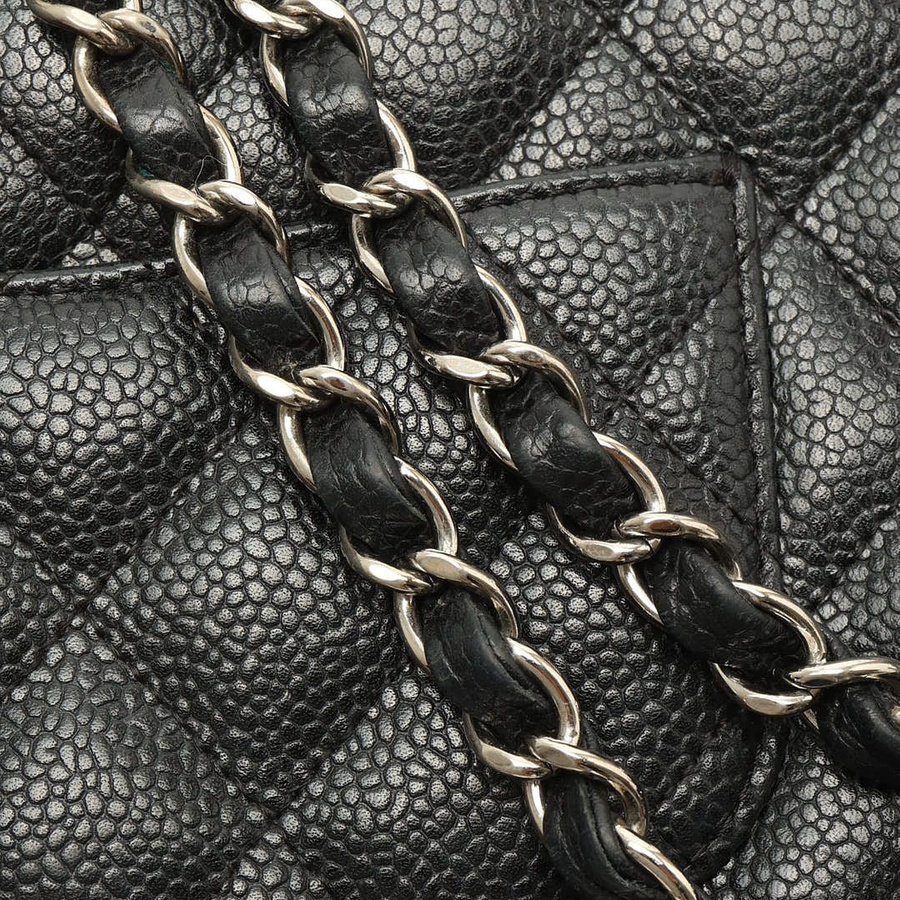 Chanel Caviar East West Flap Bag