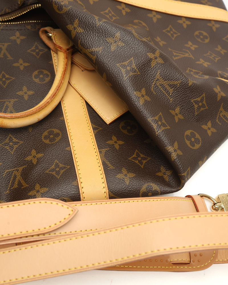 Louis Vuitton Monogram Keepall Bandoulière 55 Weekend Bag