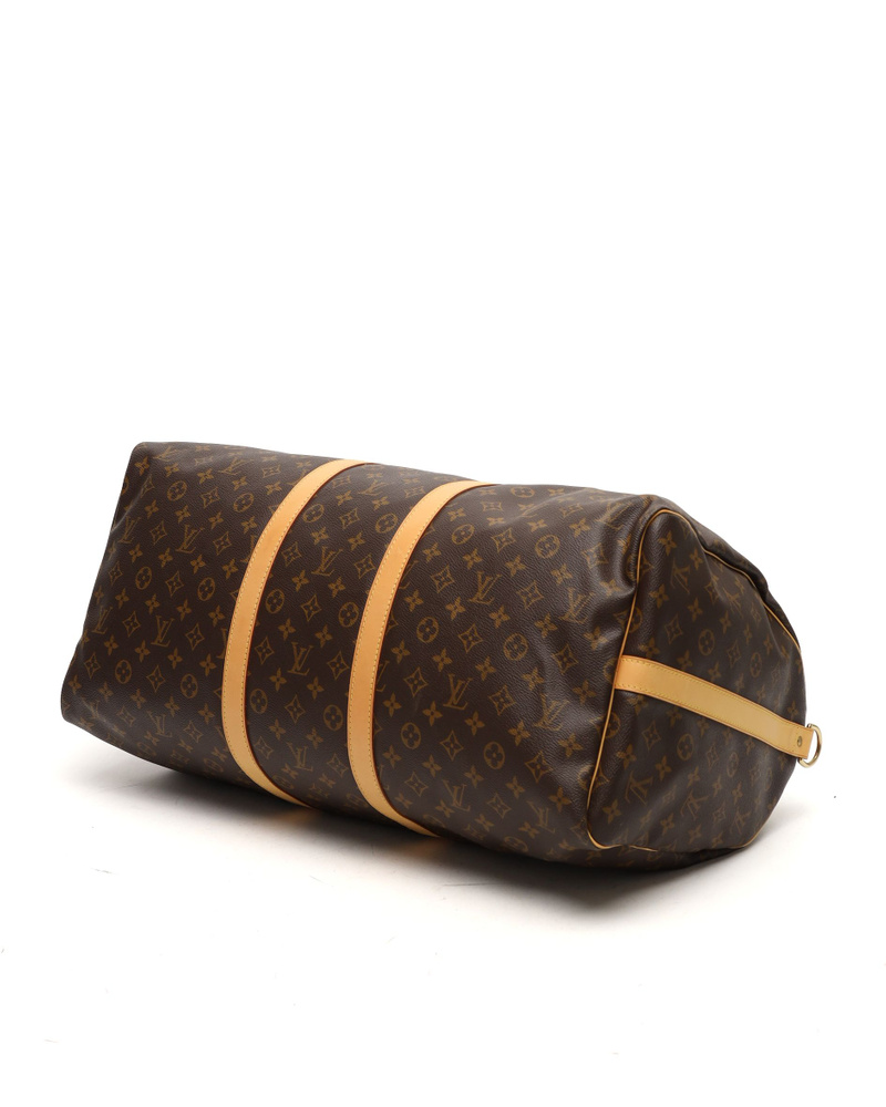 Louis Vuitton Monogram Keepall Bandoulière 55 Weekend Bag