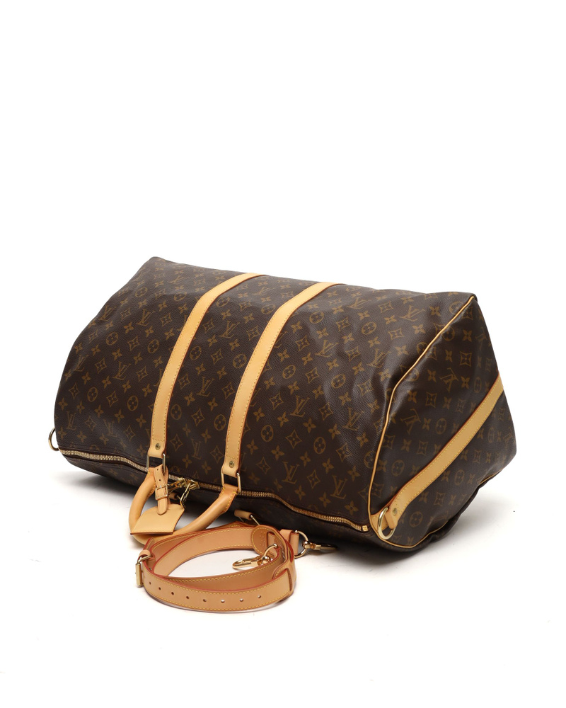 Louis Vuitton Monogram Keepall Bandoulière 55 Weekend Bag
