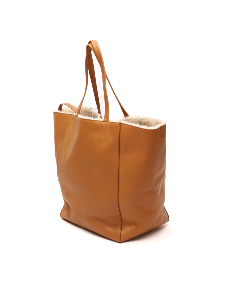 Céline Cabas Phantom Shearling Tote Bag