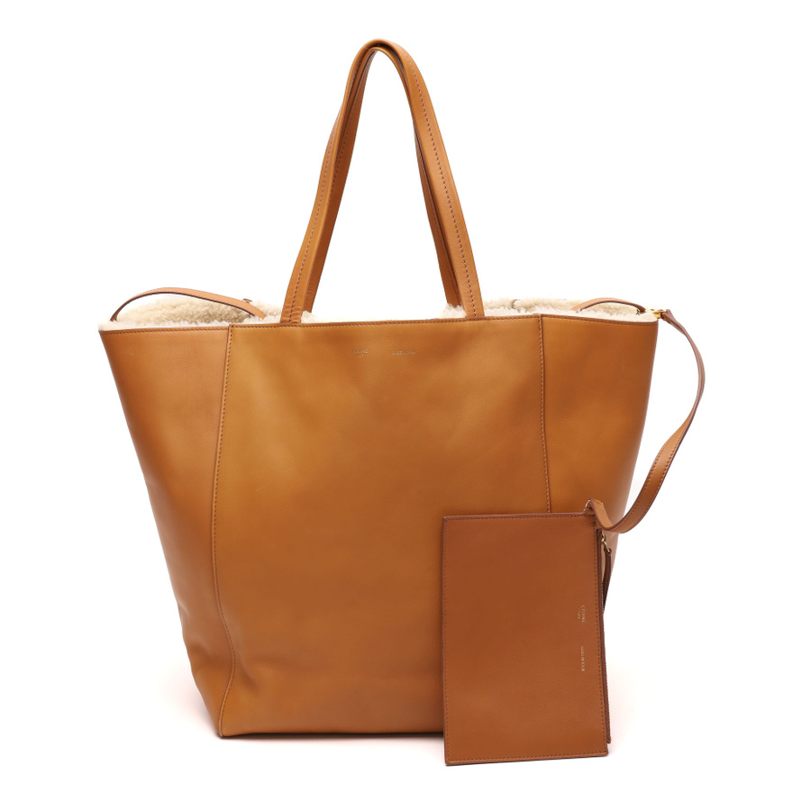 Céline Cabas Phantom Shearling Tote Bag
