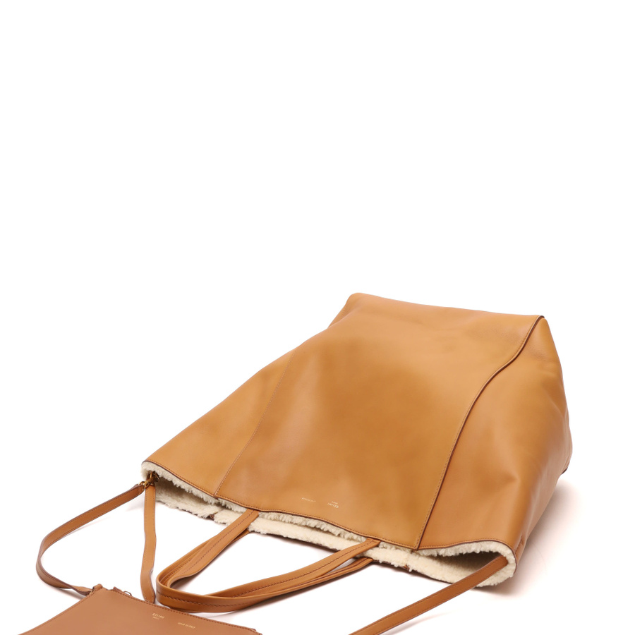 Céline Cabas Phantom Shearling Tote Bag