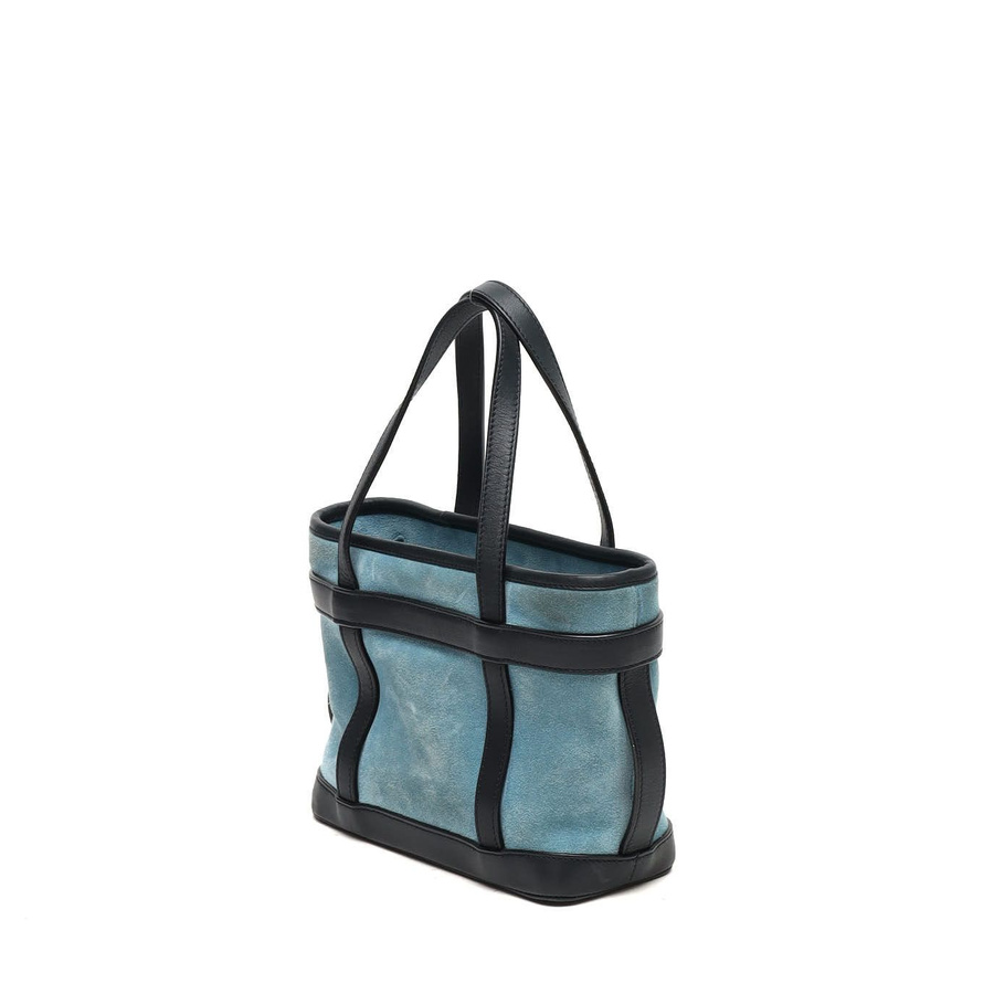 Loewe Small Anagram Suede Tote Bag