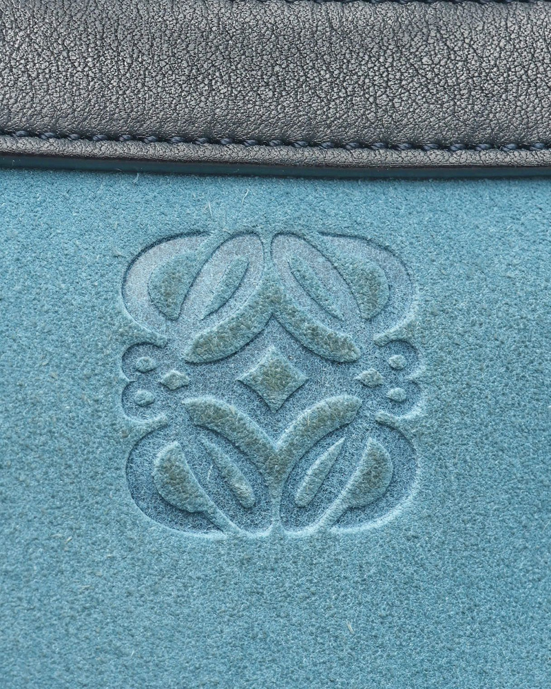 Loewe Small Anagram Suede Tote Bag
