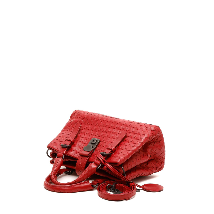 Bottega Veneta Small Intrecciato Roma Bag