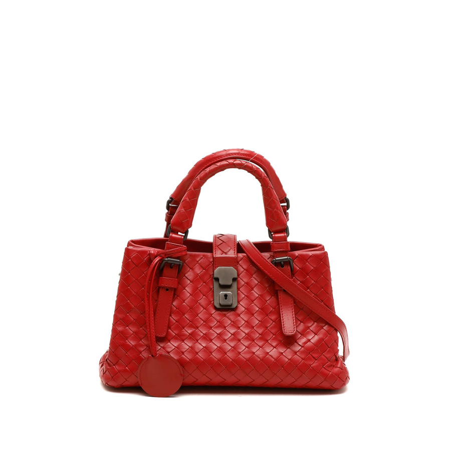 Bottega Veneta Small Intrecciato Roma Bag