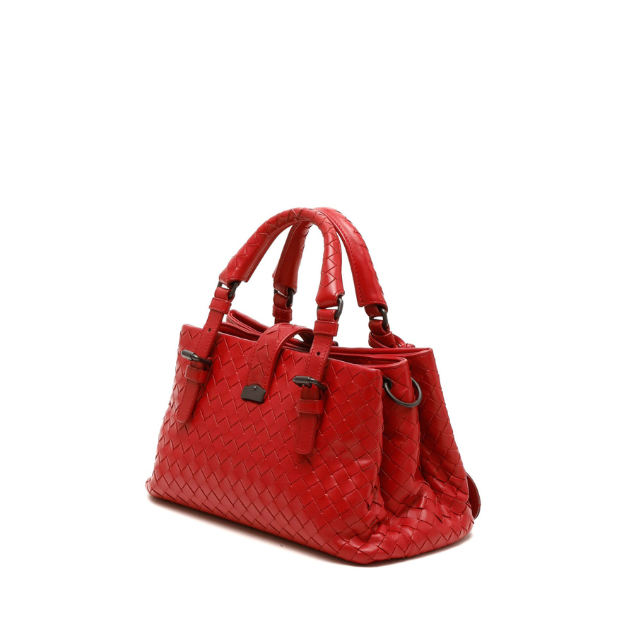 Bottega Veneta Small Intrecciato Roma Bag