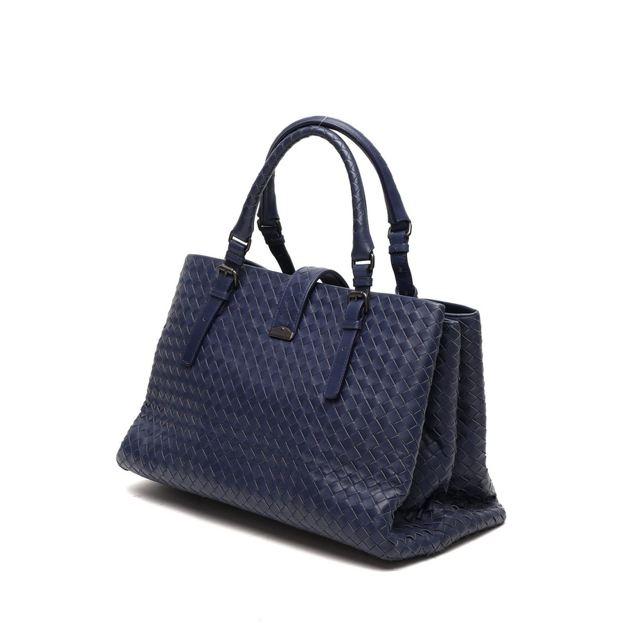 Bottega Veneta Large Intrecciato Roma Bag