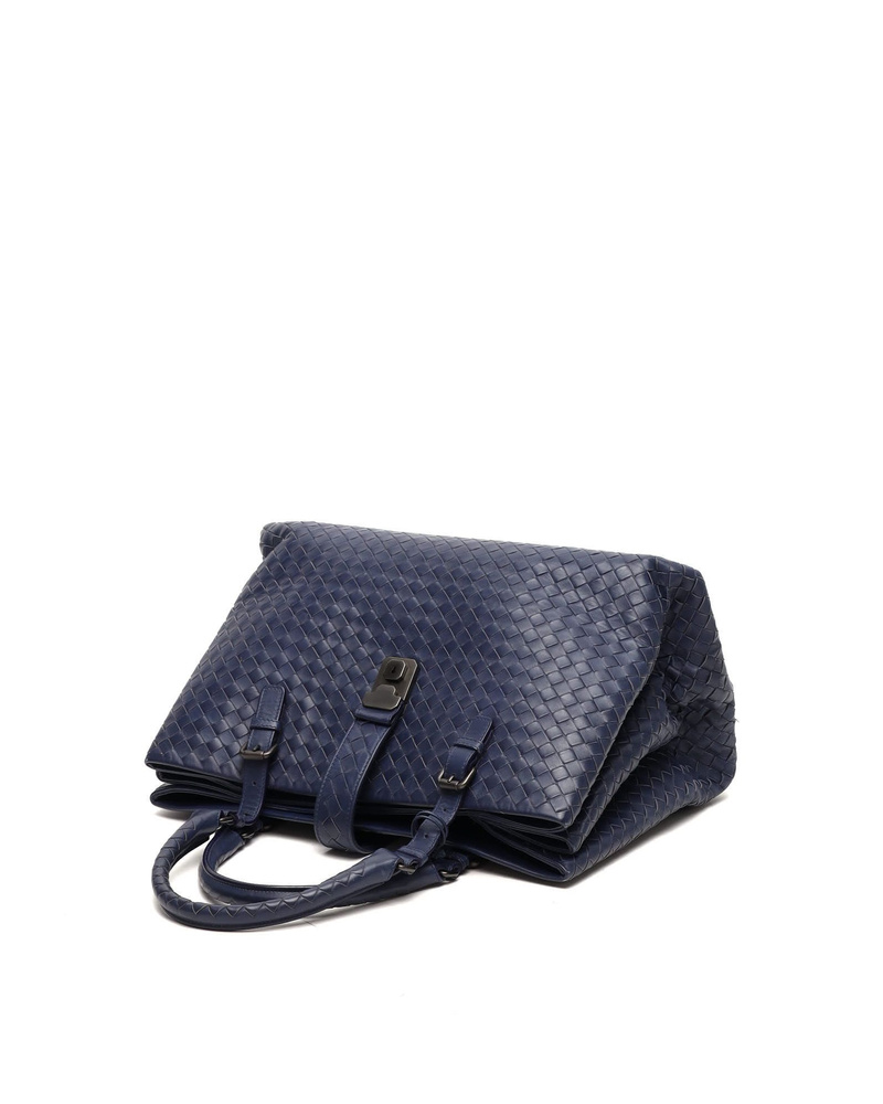 Bottega Veneta Large Intrecciato Roma Bag