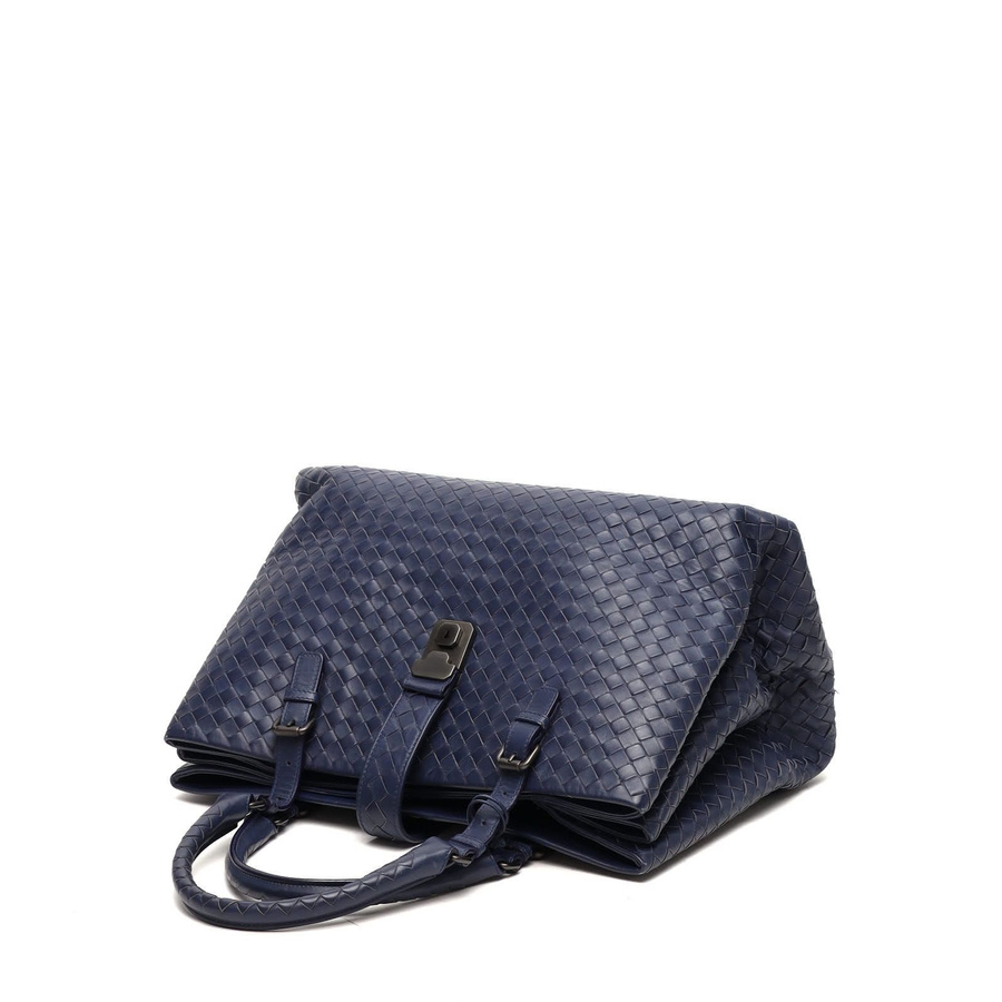 Bottega Veneta Large Intrecciato Roma Bag
