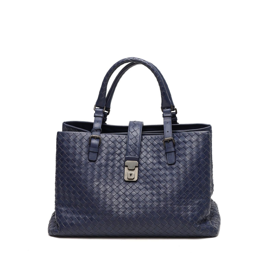 Bottega Veneta Large Intrecciato Roma Bag