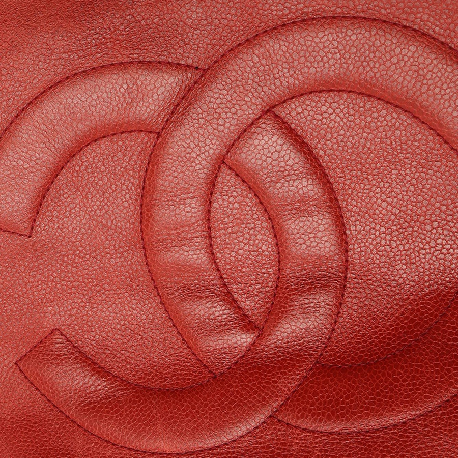 Chanel Large CC Caviar Messenger Bag