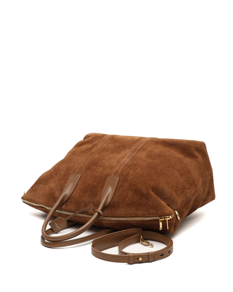 Saint Laurent Suede Bowling Bag