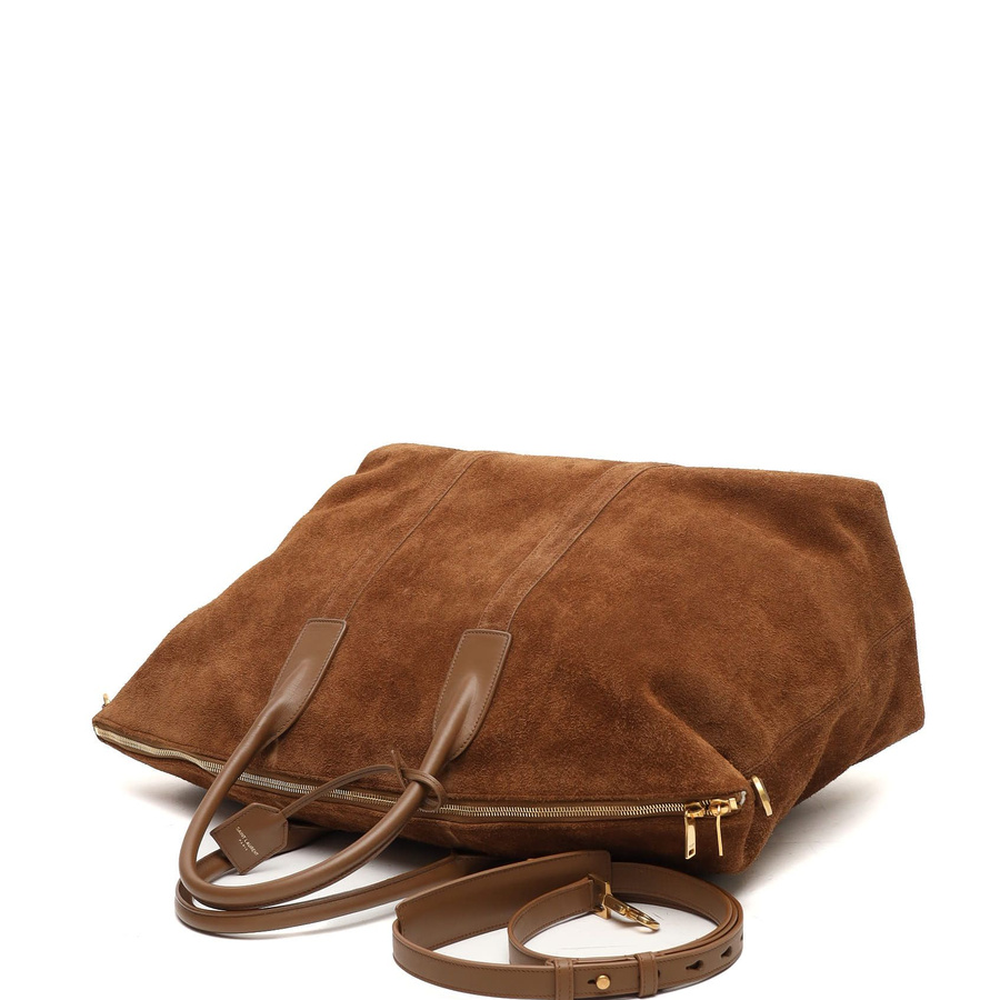 Saint Laurent Suede Bowling Bag