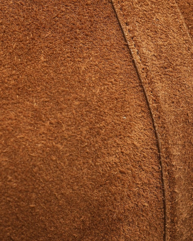 Saint Laurent Suede Bowling Bag