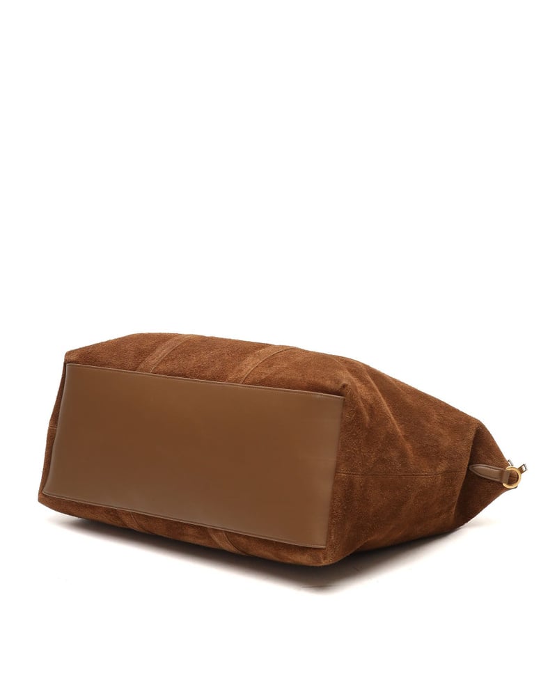Saint Laurent Suede Bowling Bag