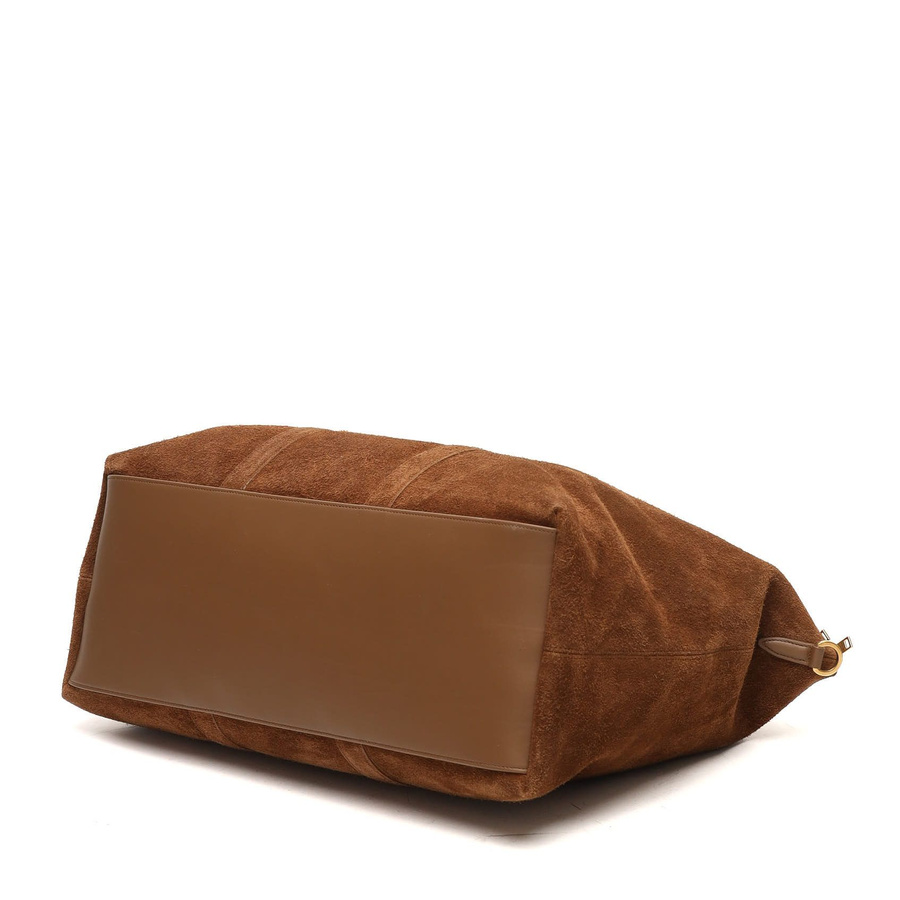 Saint Laurent Suede Bowling Bag