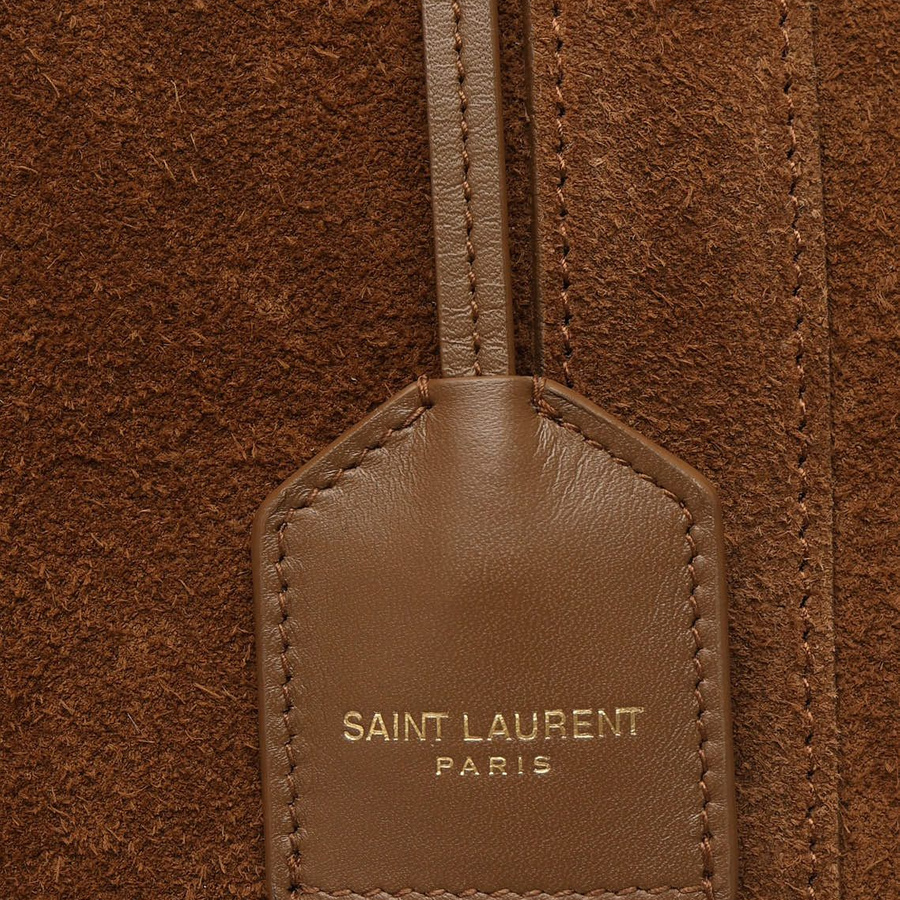 Saint Laurent Suede Bowling Bag