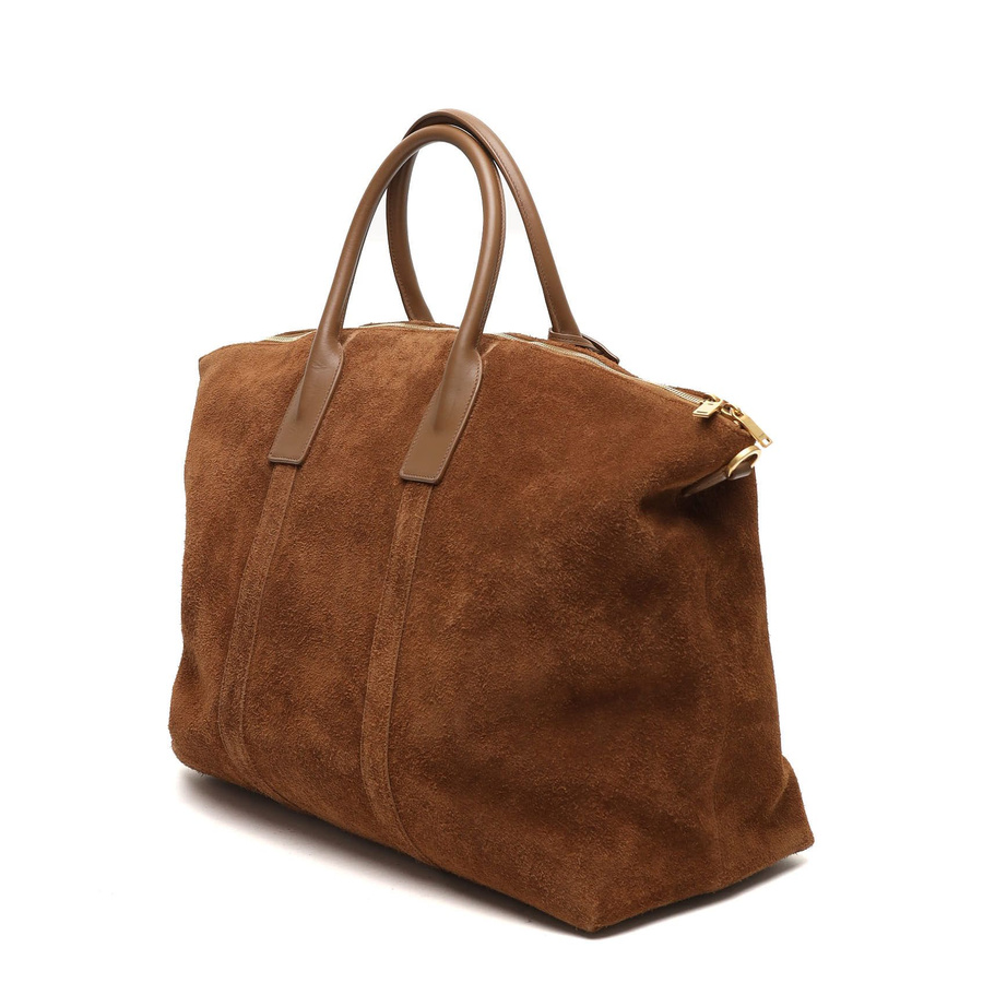Saint Laurent Suede Bowling Bag