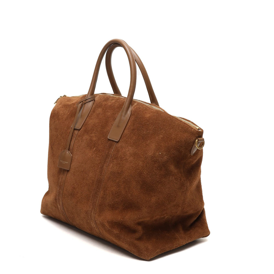 Saint Laurent Suede Bowling Bag