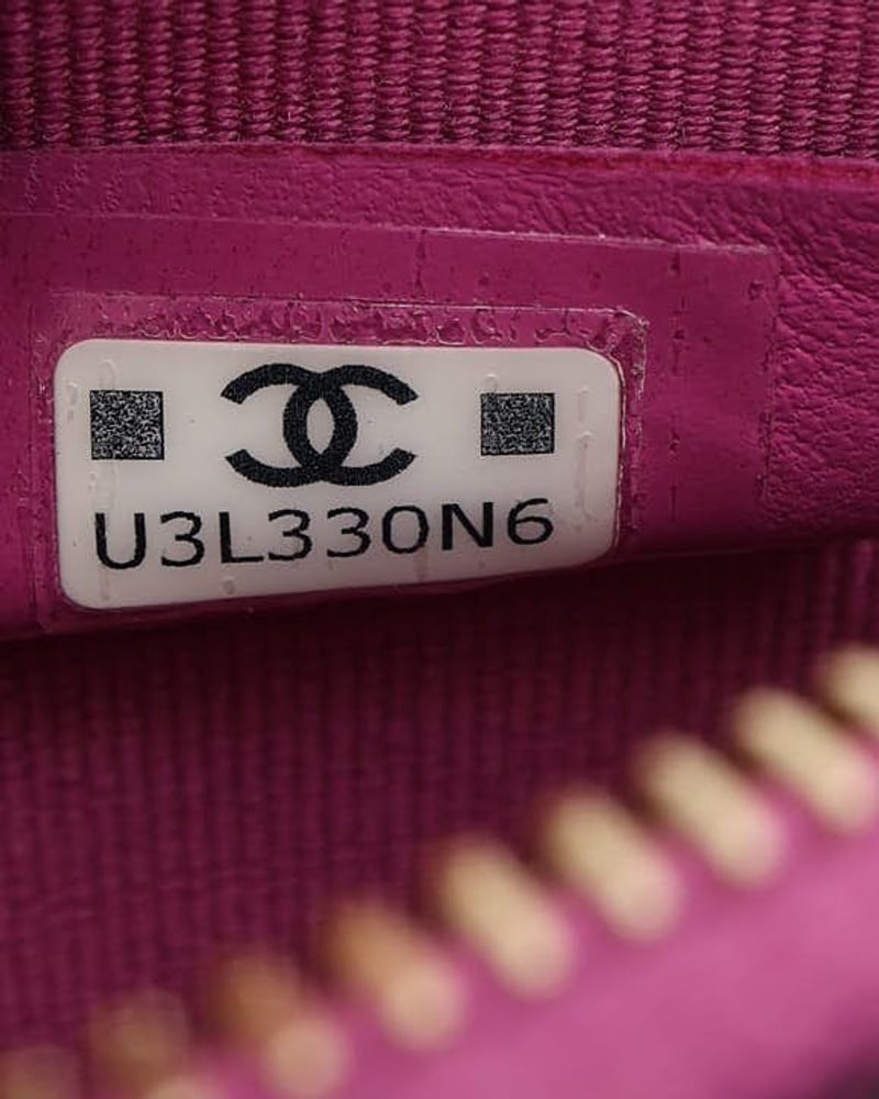 Chanel Mini Houndstooth Tweed Chain Pouch Bag