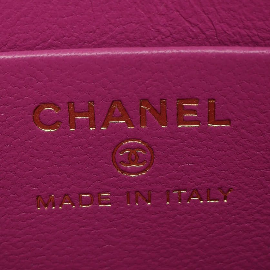 Chanel Mini Houndstooth Tweed Chain Pouch Bag